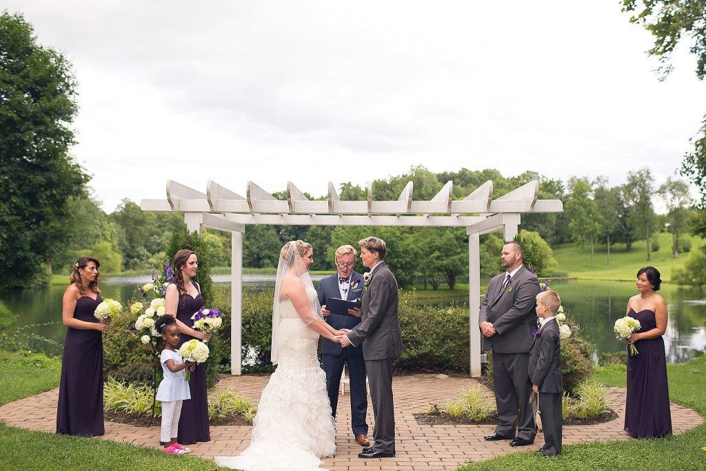 dc wedding photography at shade trees and evergreens