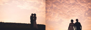 Washington DC Wedding Photographer captures couple at sunset Jacqie Q