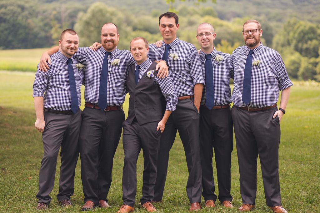 Washington DC Wedding Photographer with groomsmen