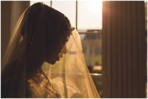 washington dc wedding photographer light through veil