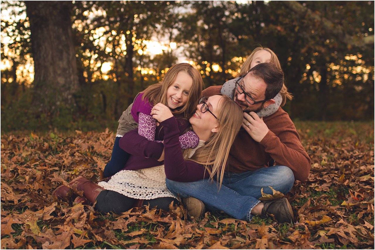 capturing family love in deep creek with hugs