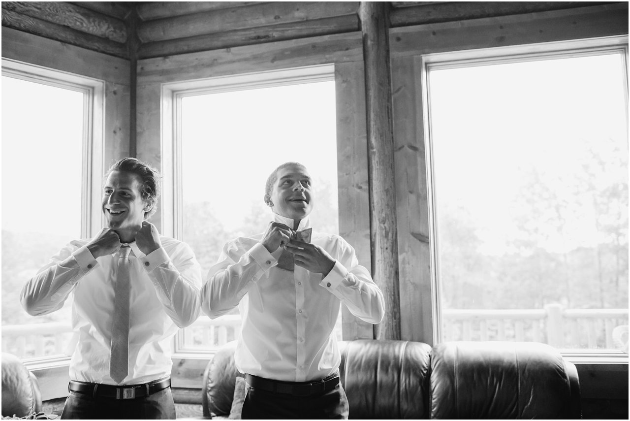 How to Tie a Bow Tie for the Groomsmen at dc wedding photography venue