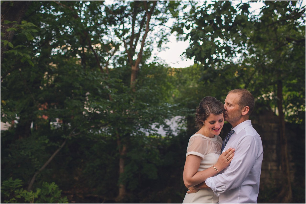 cumberland wedding photography near river with bride and groom