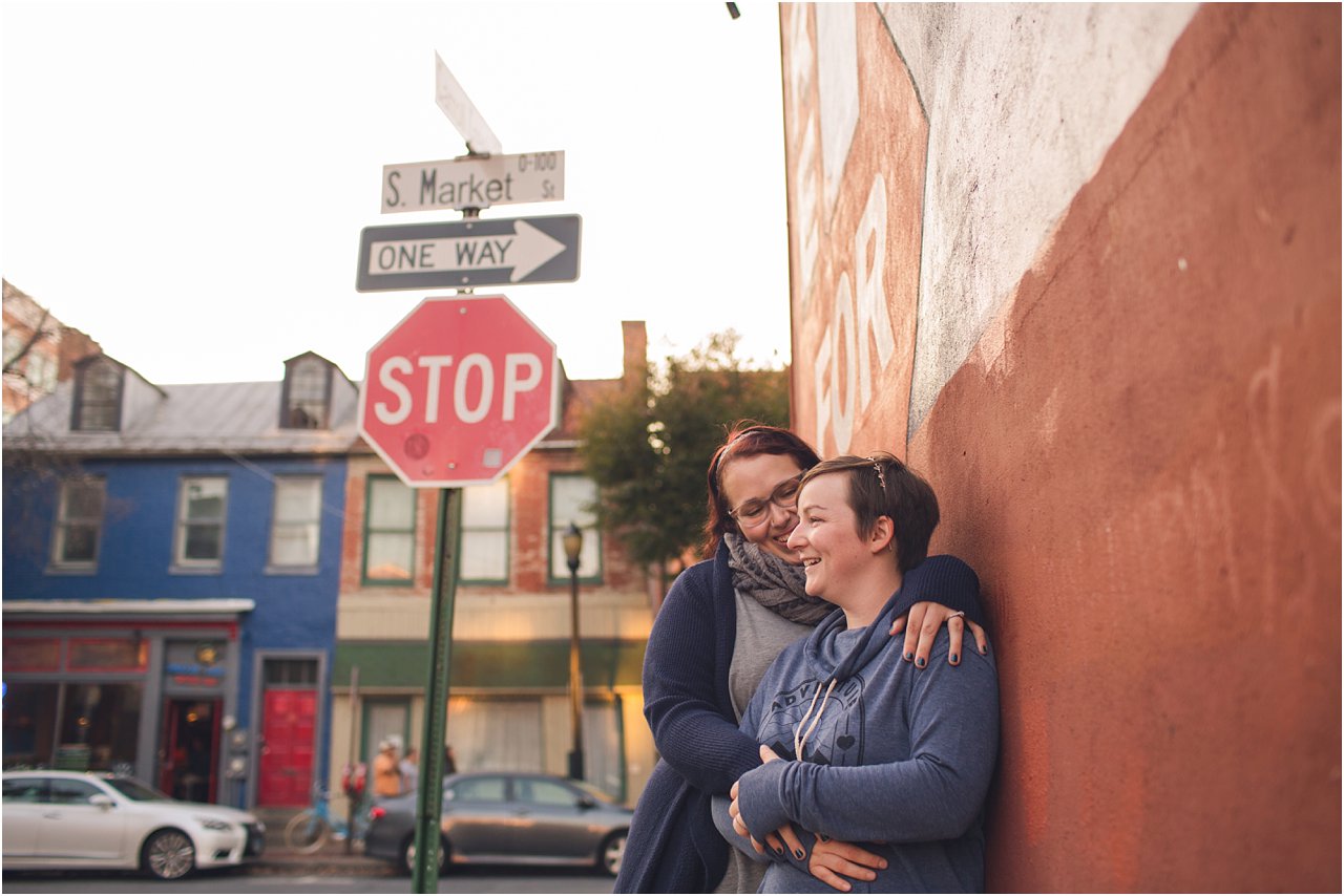 same sex engagement photos in frederick