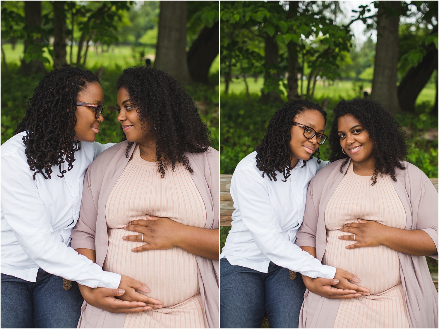 same sex maternity and baby photographer
