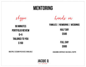 newborn photography mentoring and workshops near washington dc and maryland