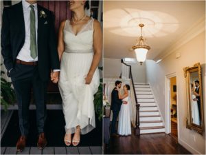 bride and groom at frederick wedding venue springfield manor