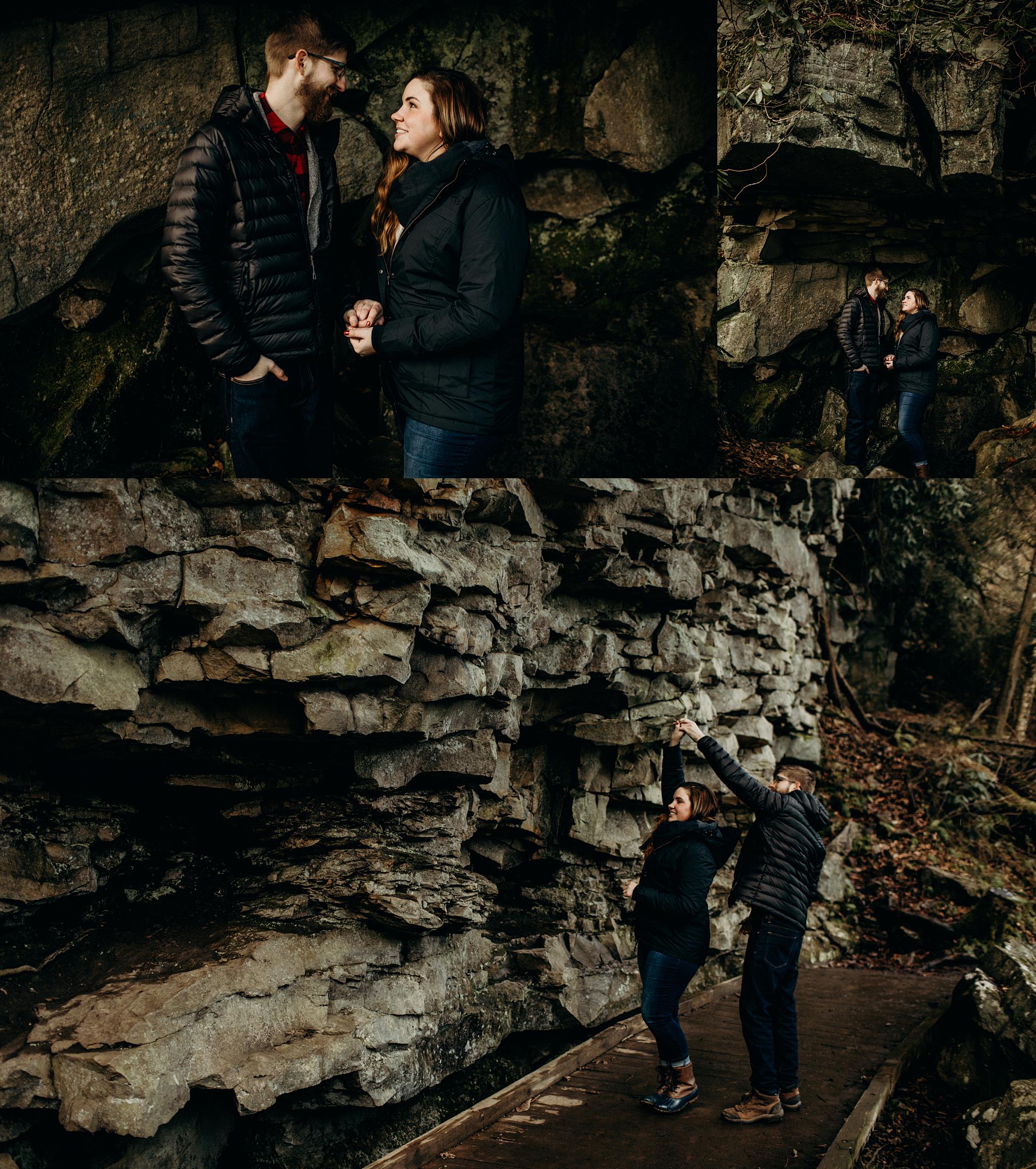 swallow falls engagement photography
